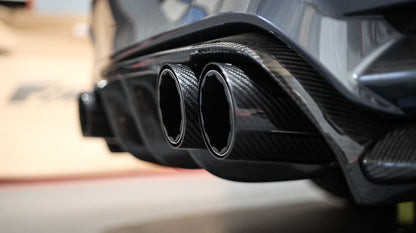 VR Performance Stainless Valvetronic Exhaust System with Carbon Tips BMW M3 | M4 F8x 2015-2020