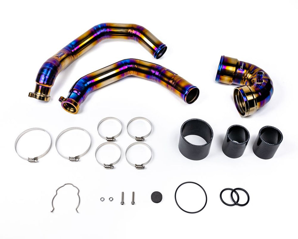 VR Performance Titanium Charge pipes and J-pipe BMW M3 |  M4 |  M2C | F8x 2015-2021