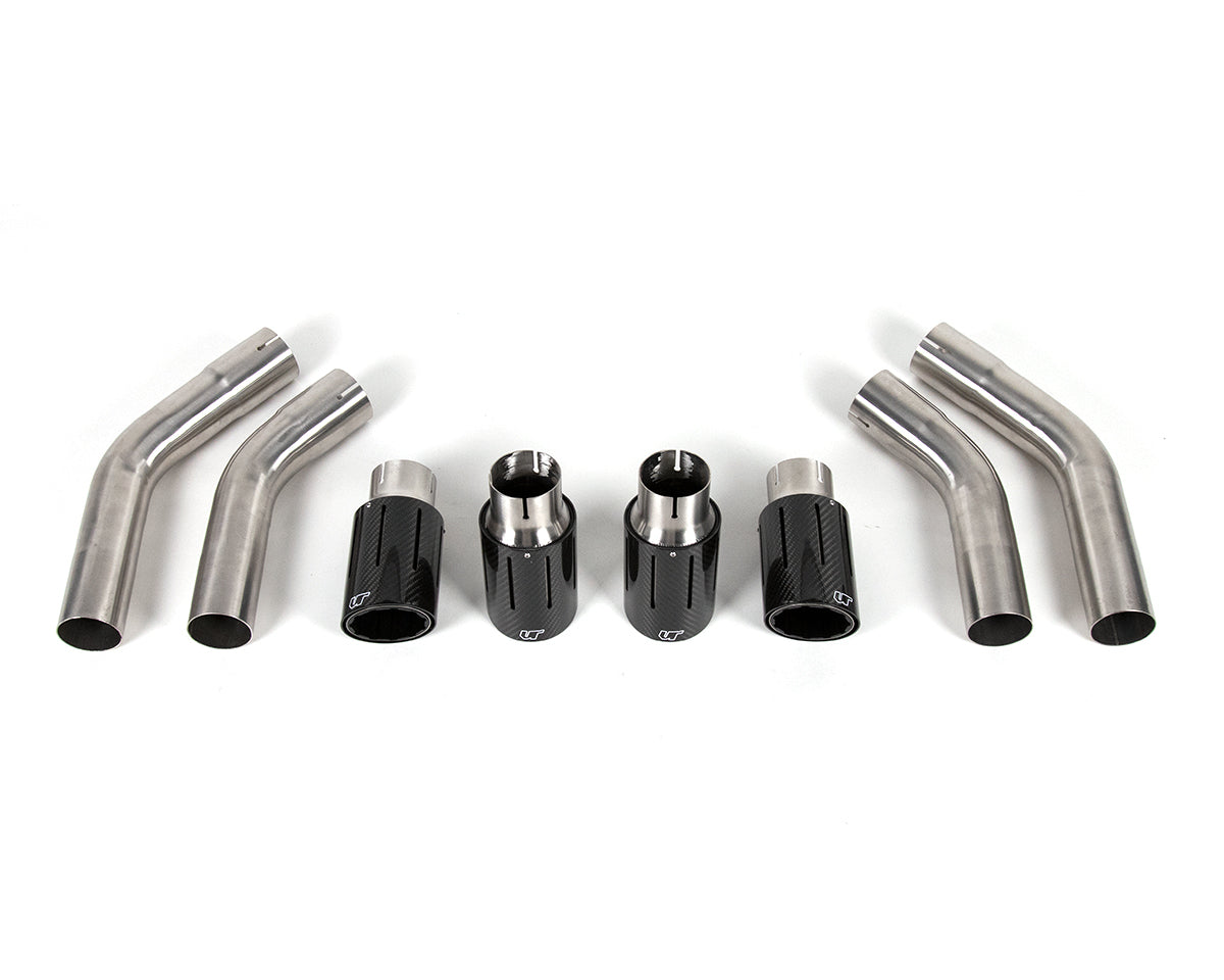 VR Performance Audi RS3 8V Stainless Valvetronic Exhaust System with Carbon Tips