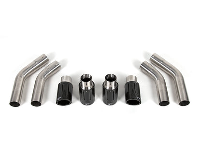 VR Performance Audi RS3 8V Stainless Valvetronic Exhaust System with Carbon Tips