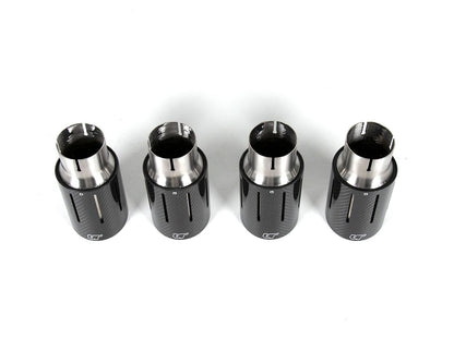 VR Performance Audi RS3 8V Stainless Valvetronic Exhaust System with Carbon Tips