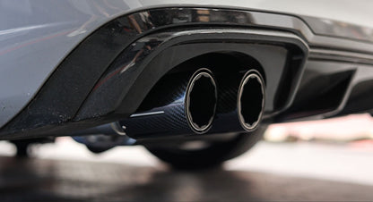 VR Performance Audi RS3 8V Stainless Valvetronic Exhaust System with Carbon Tips