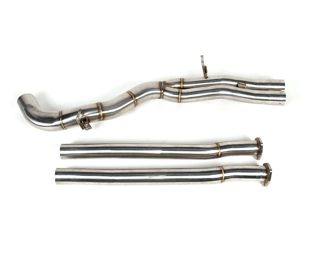 VR Performance Audi RS3 8V Stainless Valvetronic Exhaust System with Carbon Tips - FD Racing