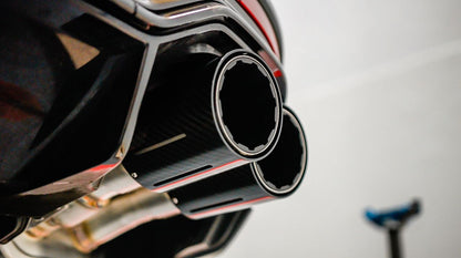 VR Performance Audi RS5 B9 Stainless Valvetronic Exhaust System with Carbon Tips