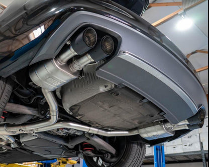 VR Performance Audi S4 S5 B9 Stainless Valvetronic Exhaust System with Carbon Tips