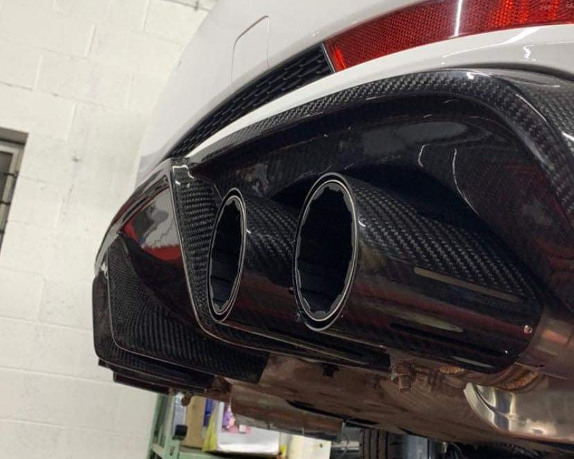 VR Performance Audi S4 S5 B9 Stainless Valvetronic Exhaust System with Carbon Tips