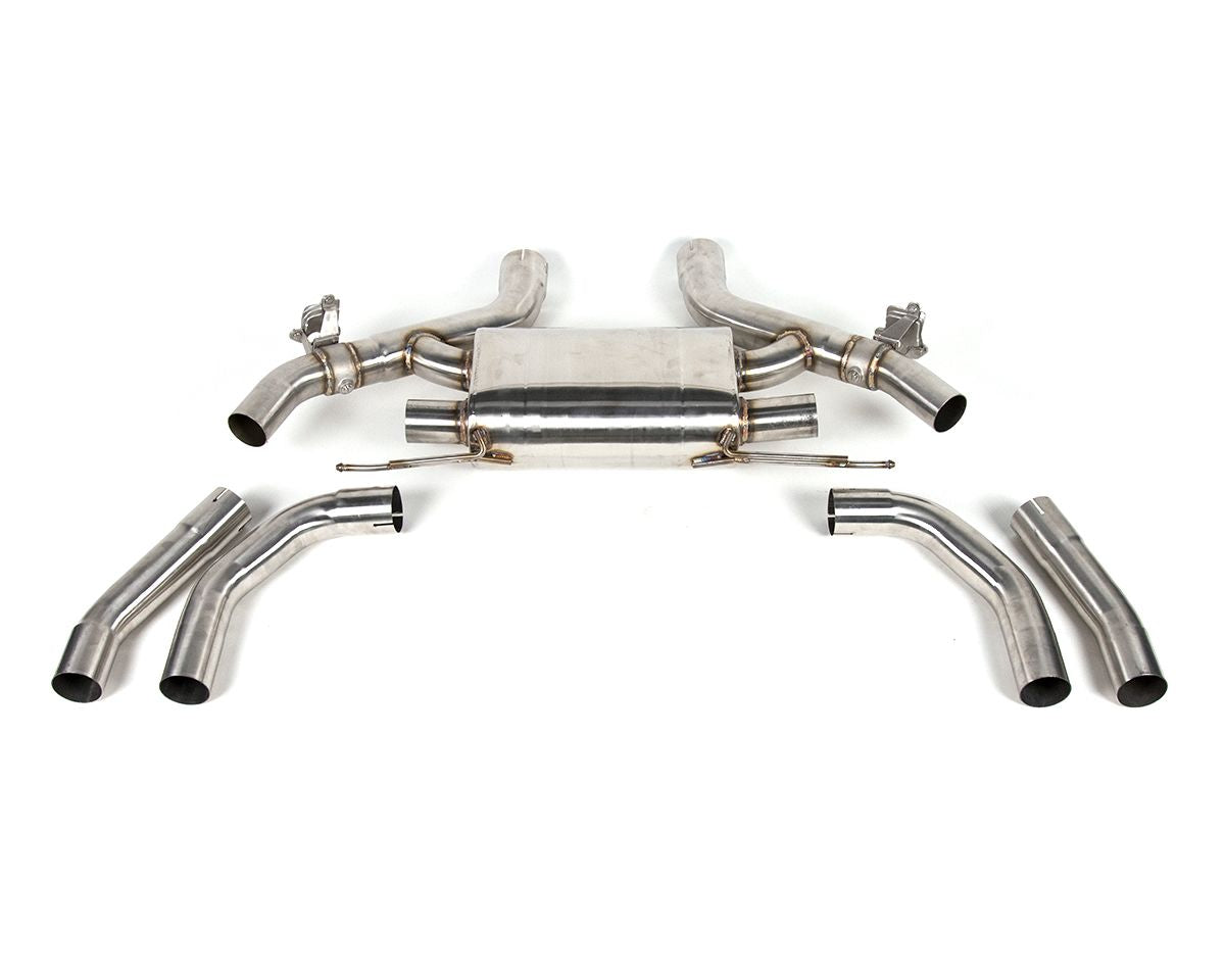 VR Performance BMW X3M X4M Stainless Valvetronic Exhaust System with Carbon Tips