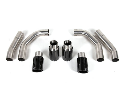 VR Performance BMW X3M X4M Stainless Valvetronic Exhaust System with Carbon Tips