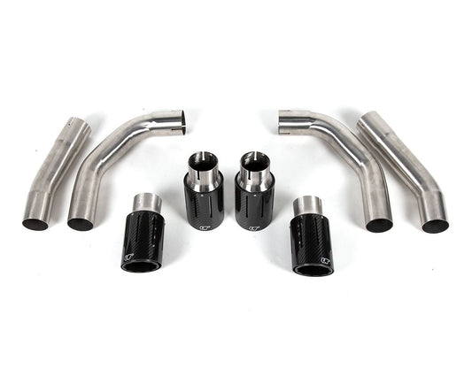 VR Performance BMW X3M X4M Stainless Valvetronic Exhaust System with Carbon Tips