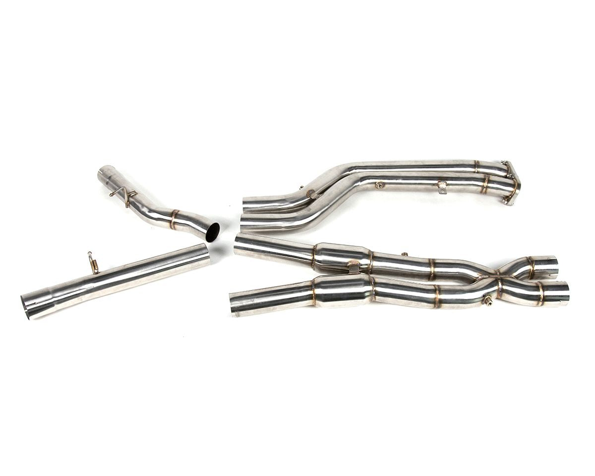 VR Performance BMW X3M X4M Stainless Valvetronic Exhaust System with Carbon Tips
