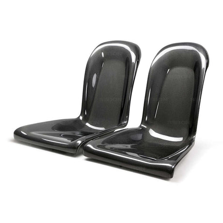 CARBON FIBRE REAR SEAT PANELS FOR 2009-2020 NISSAN GT-R