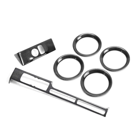 CARBON FIBRE INTERIOR TRIM SET FOR 2009-2016 NISSAN GT-R - 6 PCS