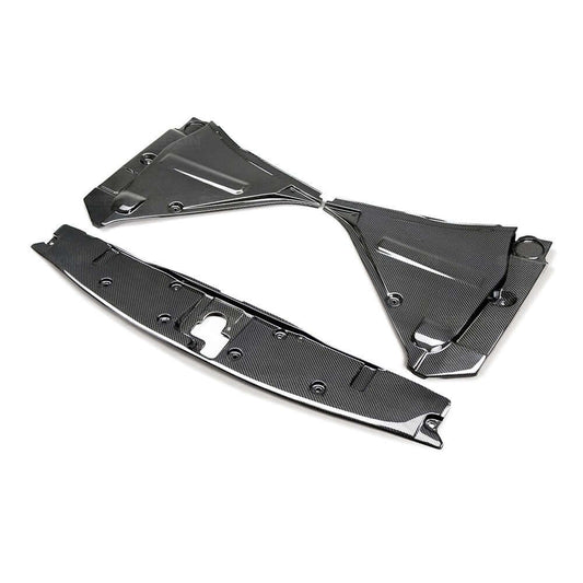 CARBON FIBRE COOLING PANEL SET FOR 2009-2020 NISSAN GT-R - 3 PCS