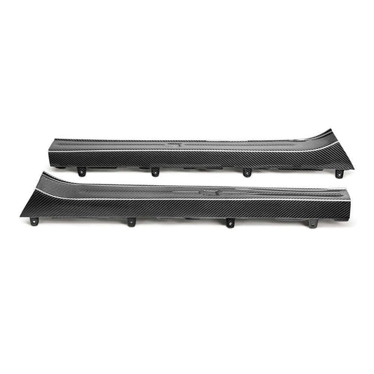 CARBON FIBRE DOOR SILLS PLATE FOR 2009-2020 NISSAN GT-R