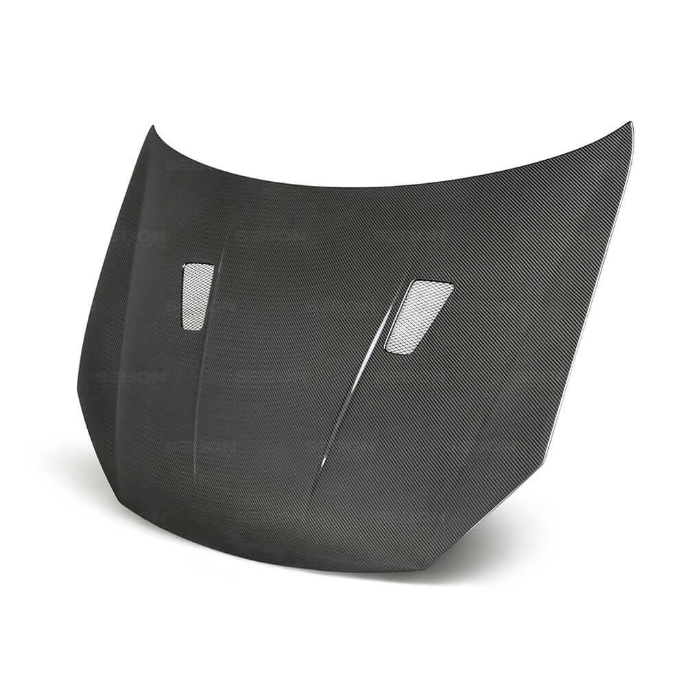 TM-STYLE CARBON FIBRE BONNET FOR 2010-2014 VOLKSWAGEN GOLF / GTI / R (SHAVED)