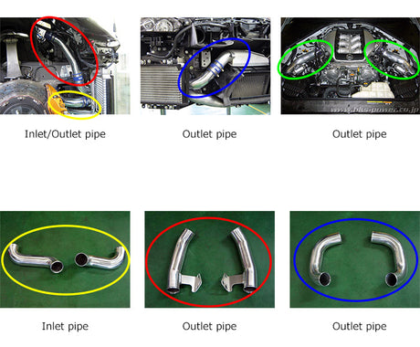 HKS Intercooler Piping Kit and SQV Kit for GT-R R35 - FD Racing