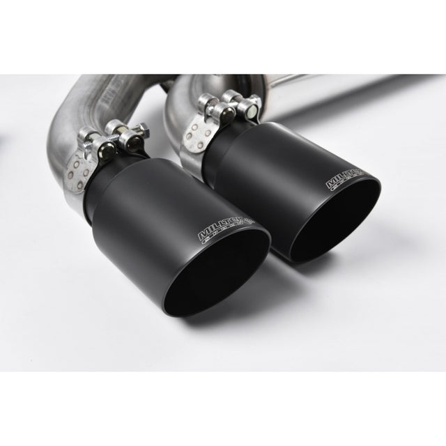 Milltek Downpipe-back Non-resonated Black OEM-Style Exhaust | Audi Coupe UR Quattro 10V Turbo A3 1981-1989 - FD Racing