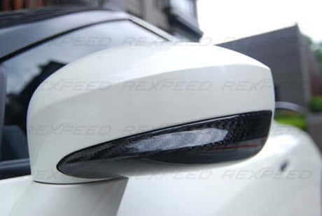 Rexpeed Nissan GTR Carbon Fibre mirror cover in Gloss - FD Racing