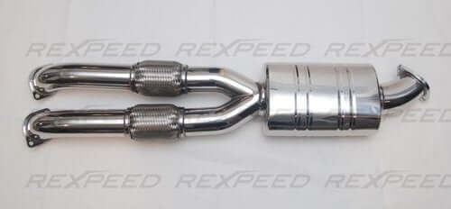 Rexpeed Nissan GTR Midpipe Large Resonator - FD Racing