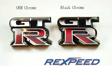 Rexpeed GTR Black Chrome Logo - FD Racing