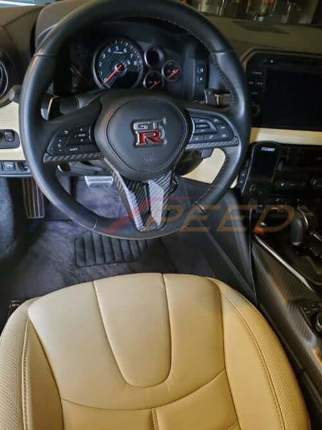 Rexpeed 2017+ GTR R35 Steering Wheel Cover-Gloss - FD Racing