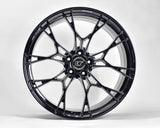 VR Forged D01 Wheel Package Ferrari 488 20x9.0 21x12 Gloss Black - FD Racing